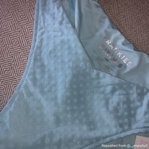 FRANKIES BIKINIS - BLUE BIKINI SET - Picture 7 of 8